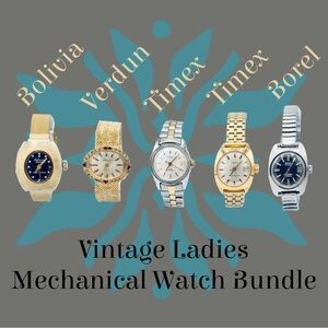 5 Vintage Ladies Mechanical Watches